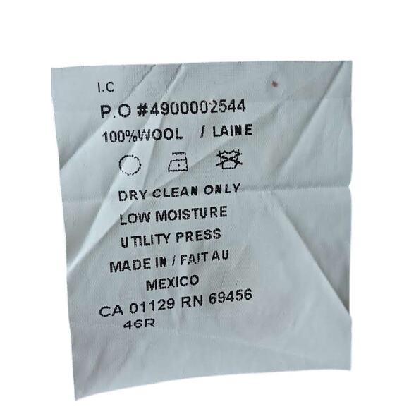 New Lauren Ralph Lauren Men’s 46R Brown Wool Sport Coat Jacket Blazer - Picture 13 of 15